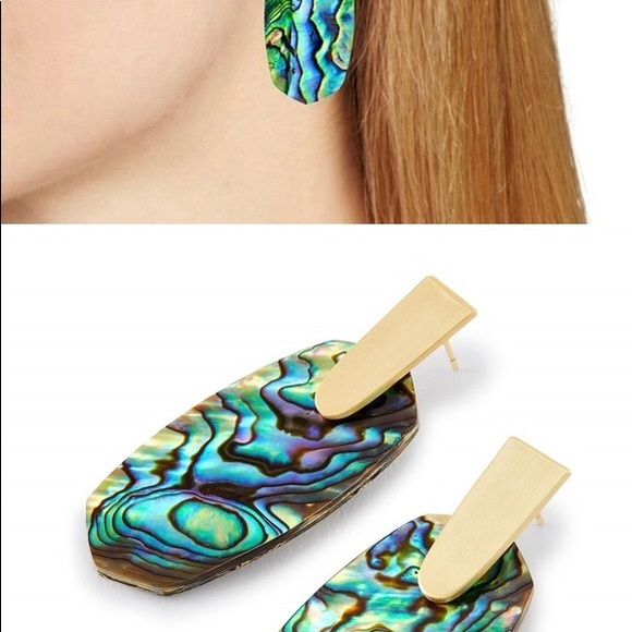 Kendra Scott Aragon Abalone earrings - Picture 7 of 7